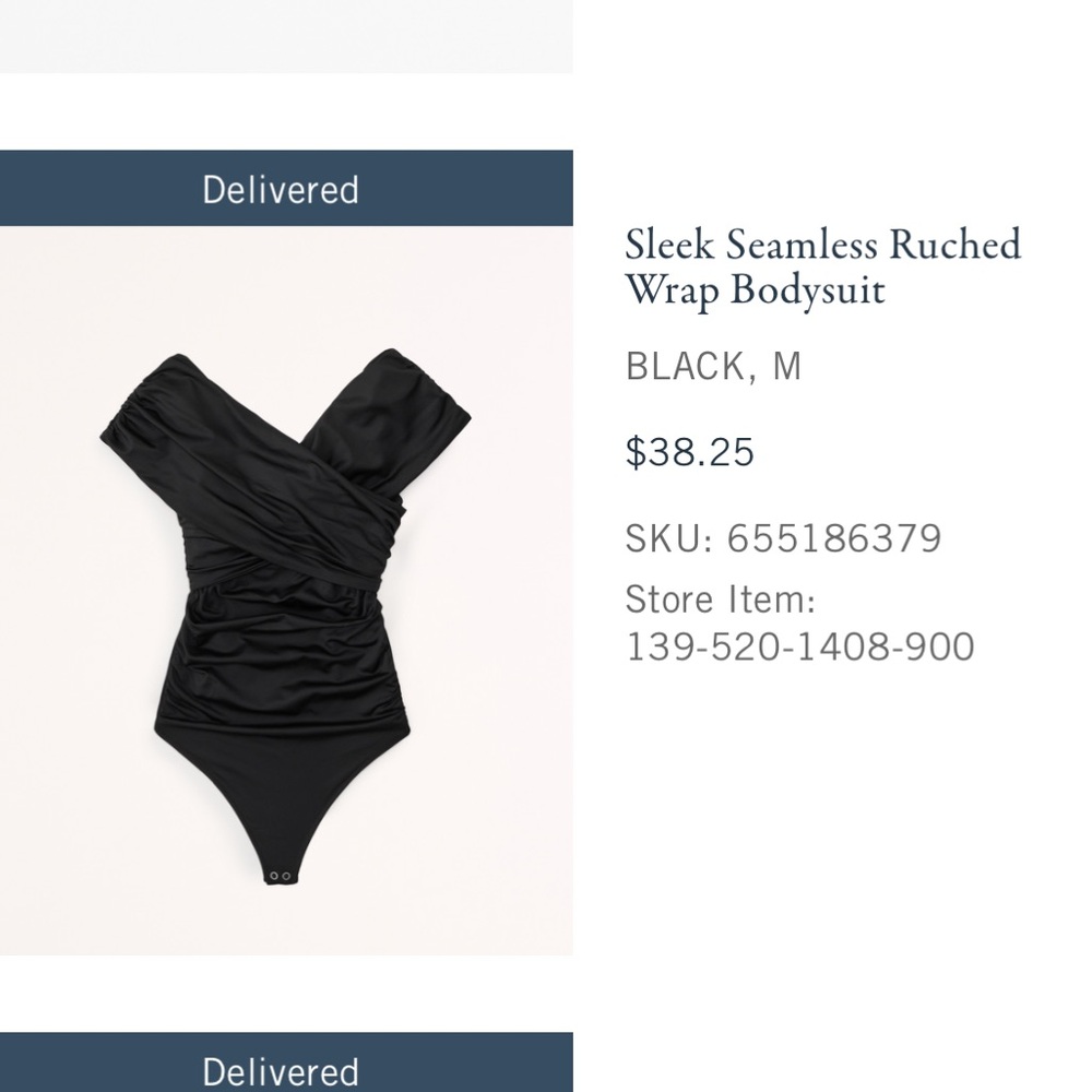 A&F Off the Shoulder Bodysuit